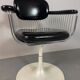 Single Mid-Century Belgian Swivel Armchair Attributed to Rudi Verelst