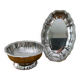 Set of 2 Jean Couzon stainless steel 18/10 dishes