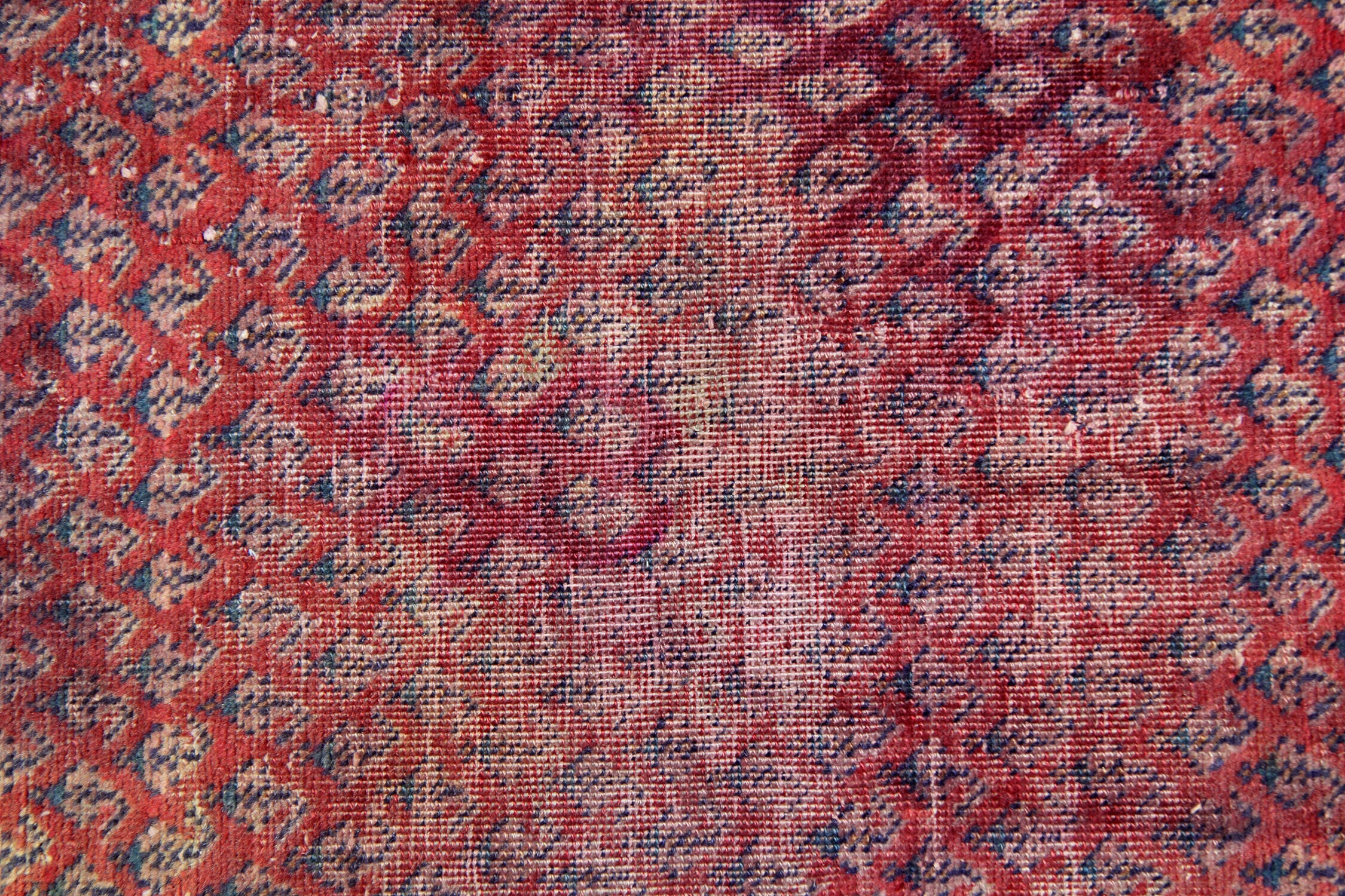 Long handmade wool persian runner traditional oriental rug- 105x320cm