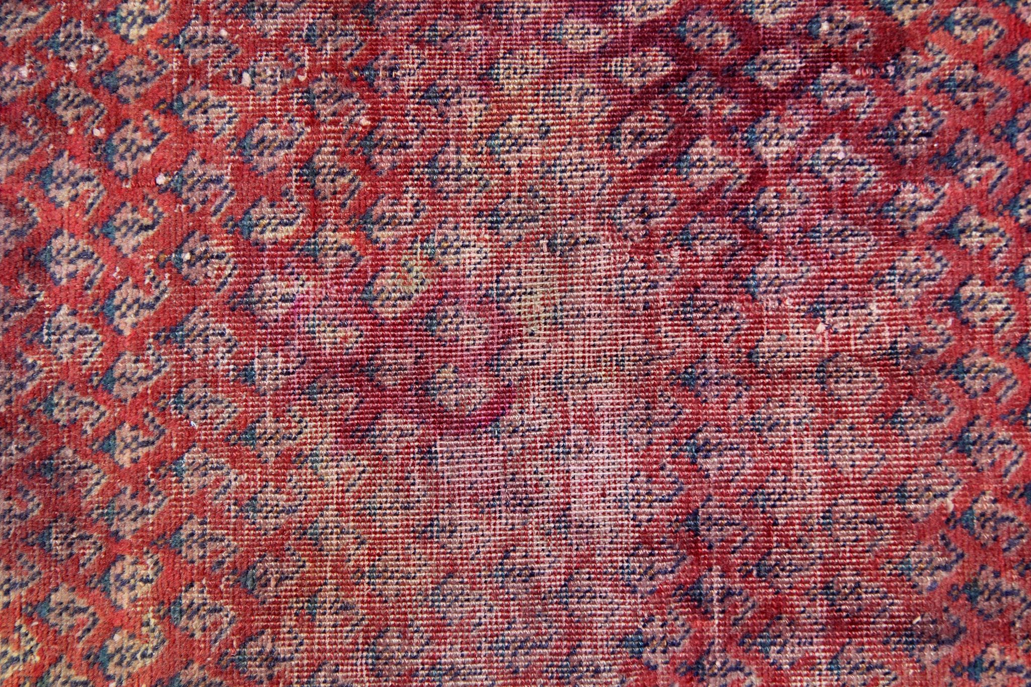 Long handmade wool persian runner traditional oriental rug- 105x320cm