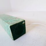 Mid-century green marble table lamp by Bergbom, Sweden, 1960s.