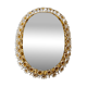 Illuminated floral mirror by Palwa
