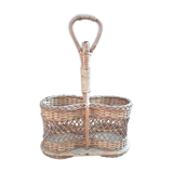 Rattan bottle holder