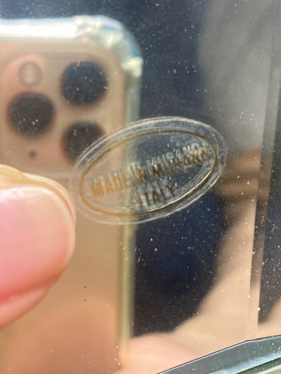 Large contemporary Murano mirror