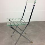 Plexiglas chair by Lebovici and Berthet for Marais International, series "Les Invisibles"