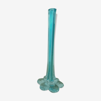 Vase soliflore bleu turquoise