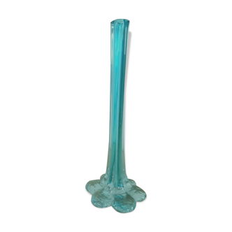 Vase soliflore bleu turquoise