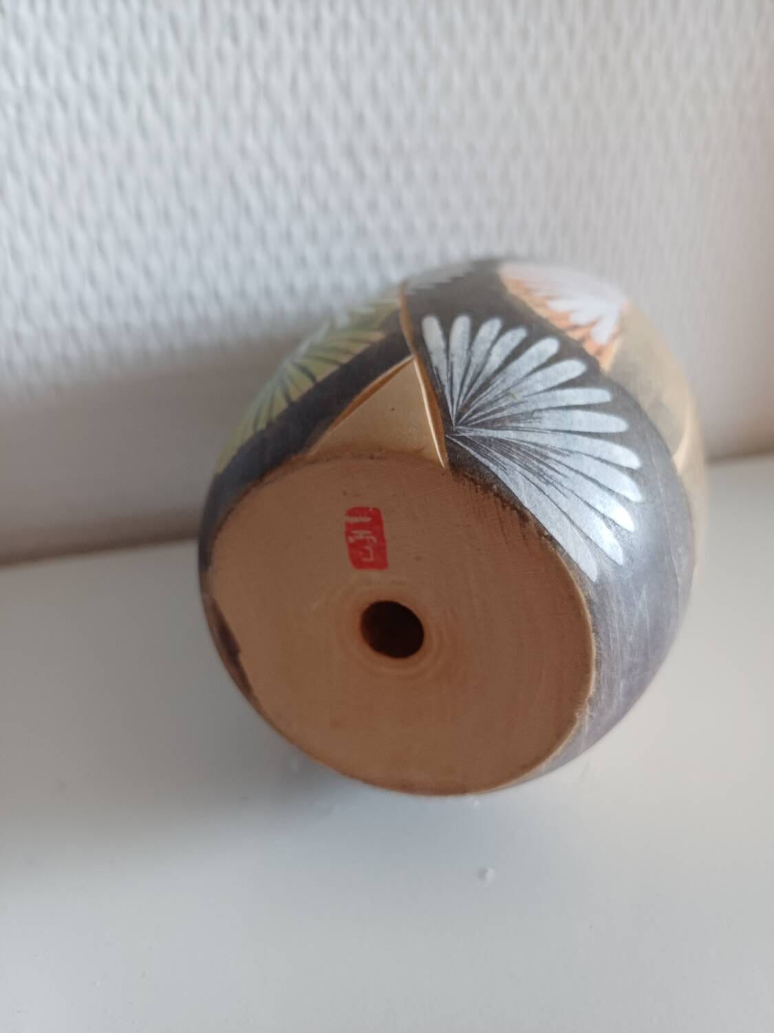 Rare vintage Kokeshi by Kuribayashi Issetsu (1924–2010).