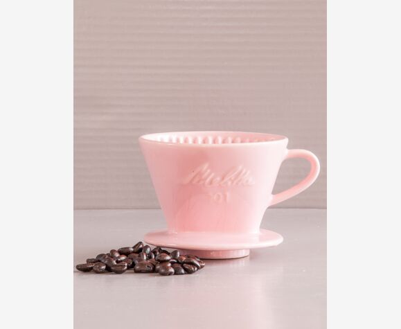 Melitta 101 filtre à café en céramique rose. | Selency