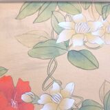 Peinture chinoise ancienne - Papillon et fleurs