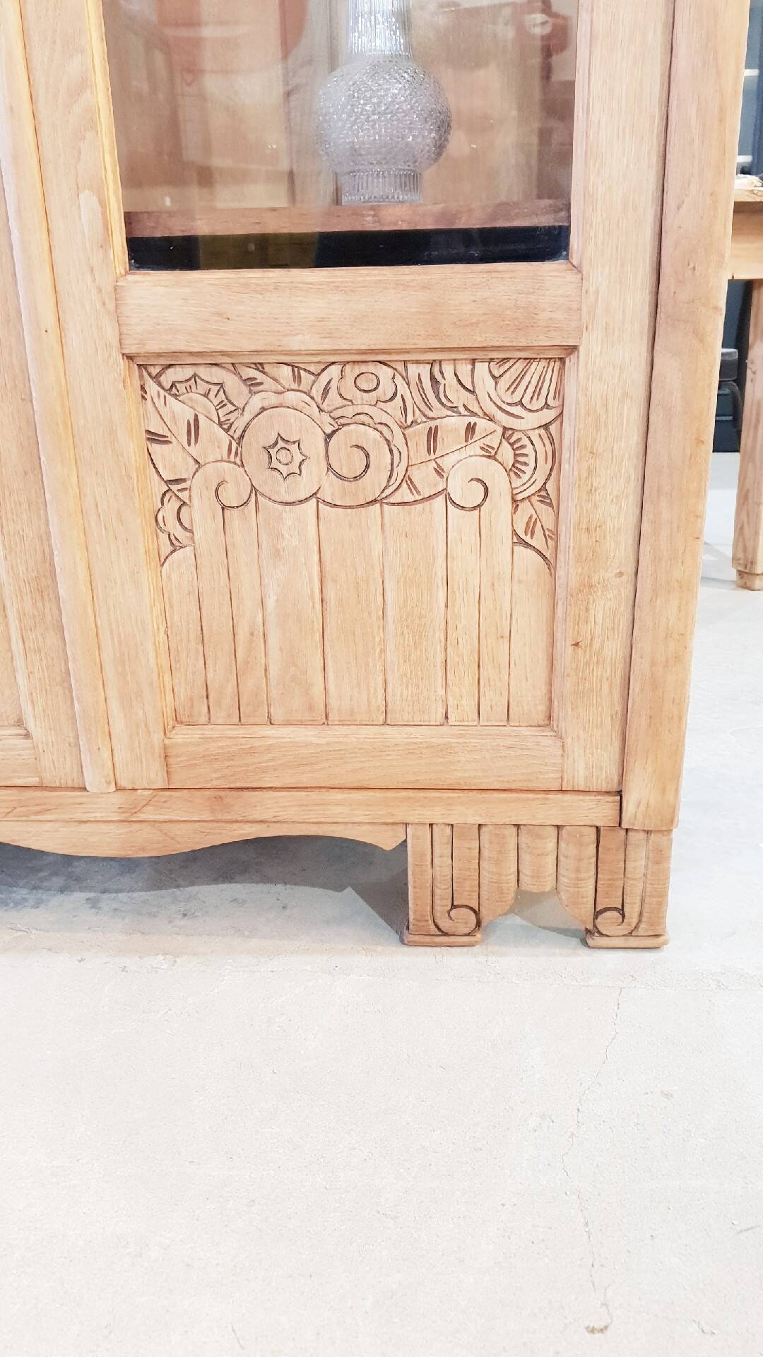 Old art-deco display case