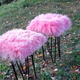 Pink stools