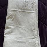 Old linen cloth marked MTM