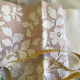 Ceremonial tablecloth in white organza