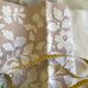 Nappe de cérémonie en organza blanc