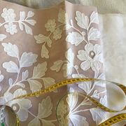 Nappe de cérémonie en organza blanc