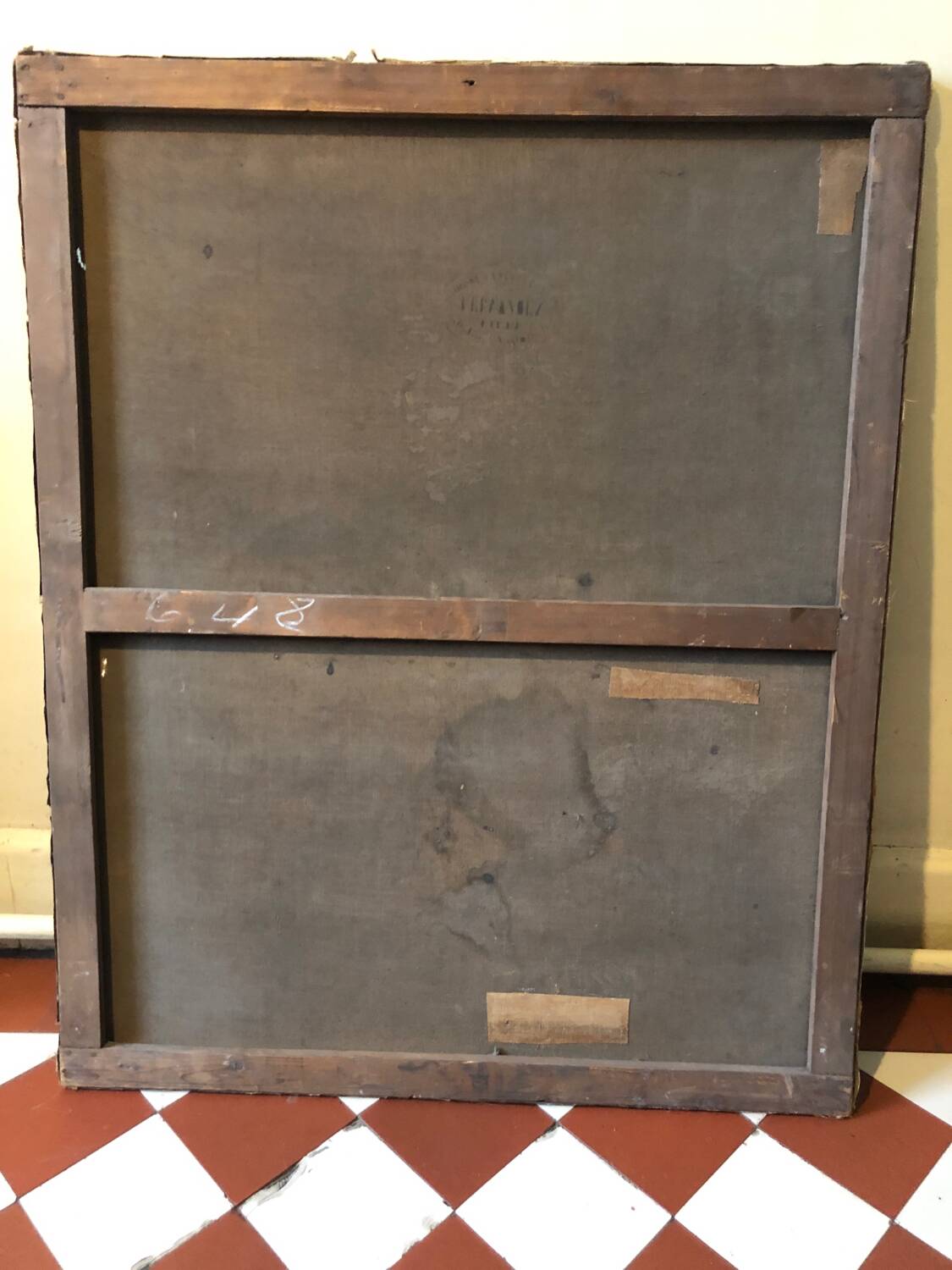 Portrait of a man, oil on canvas, 19th century