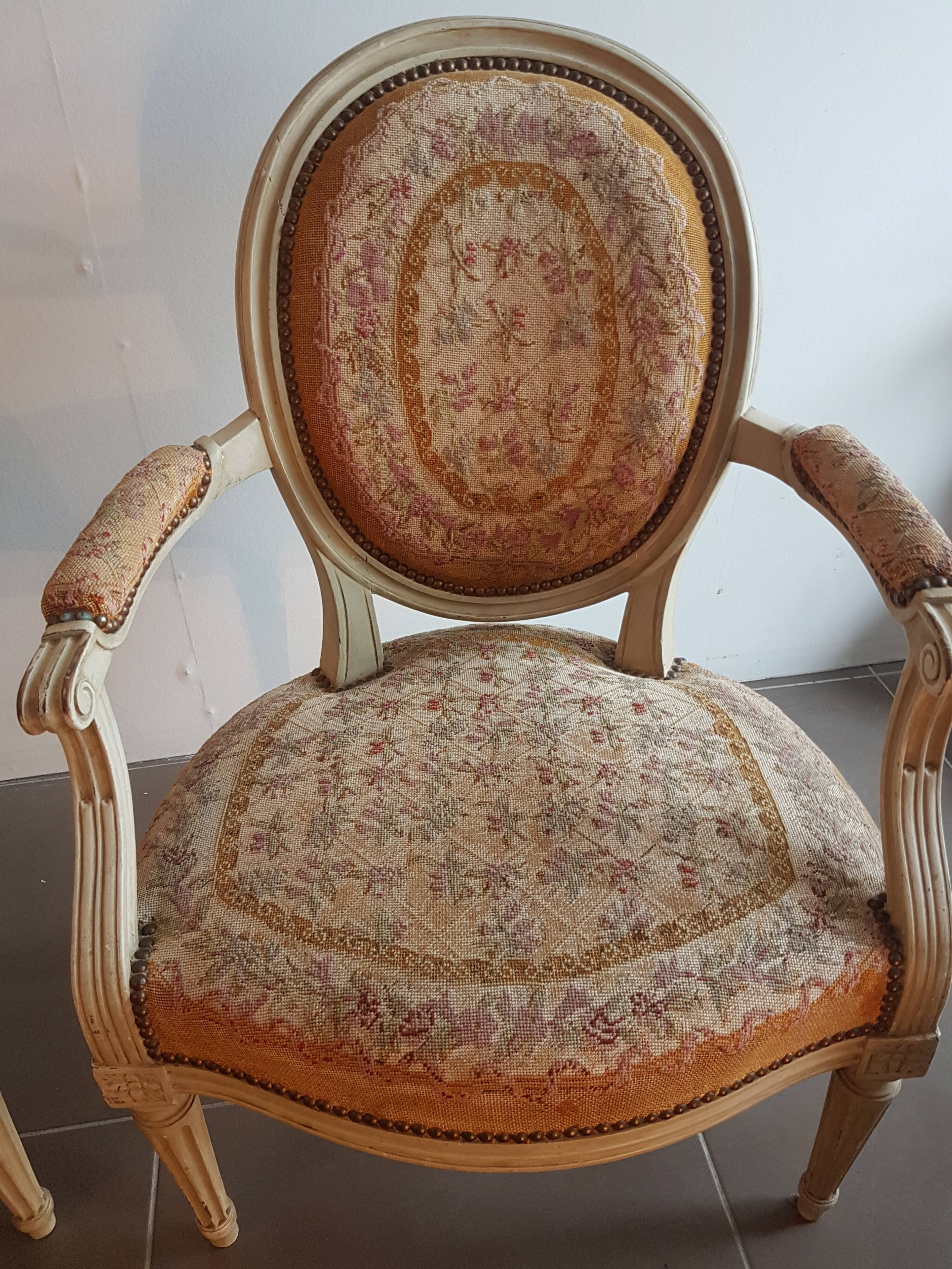 Pair of armchairs