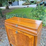 Louis XV Style Walnut Cabinet Secretary