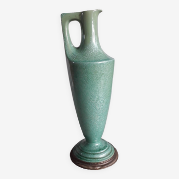 Vase from the 1930s in Sarreguemines ceramic