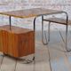 Bauhaus Walnut Writing Desk by A. Lurcat for Kovona, Czech, 1940s
