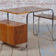 Bauhaus Walnut Writing Desk by A. Lurcat for Kovona, Czech, 1940s