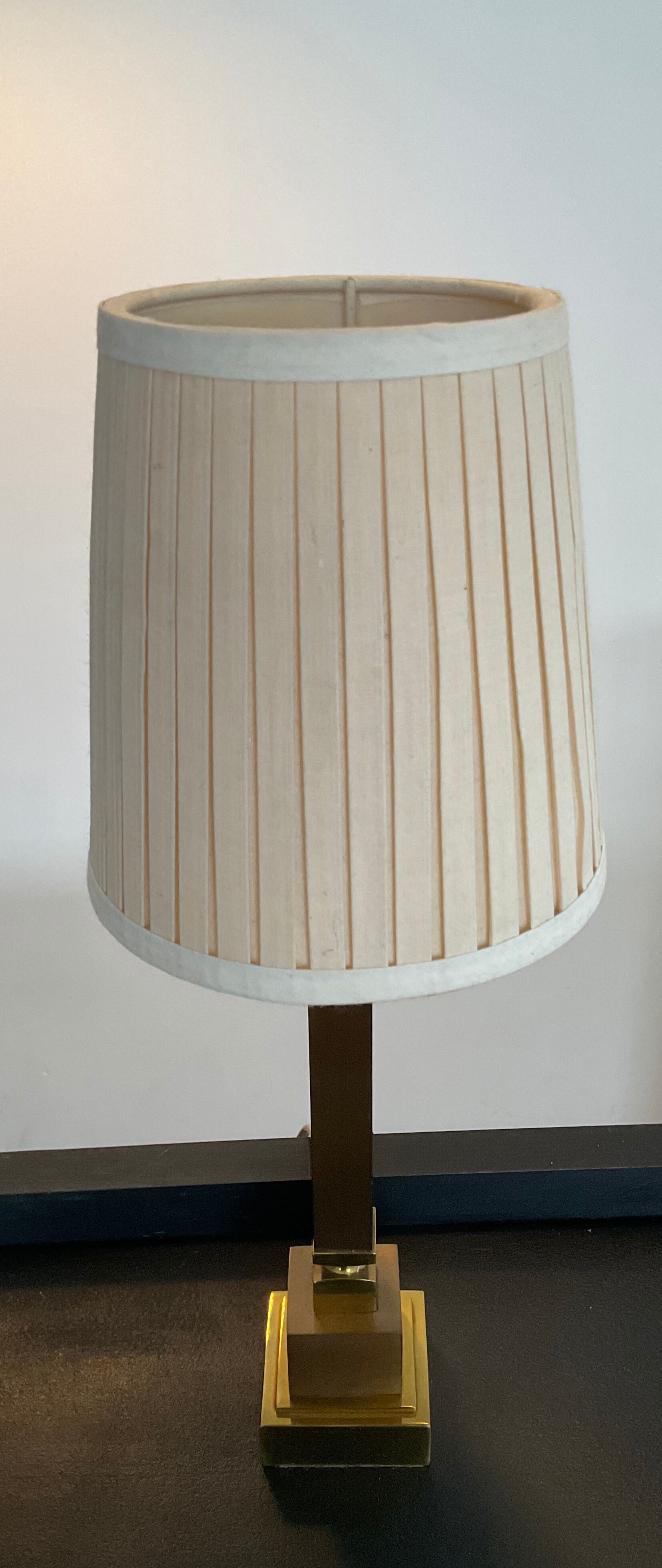 Vintage brass lamp 70s