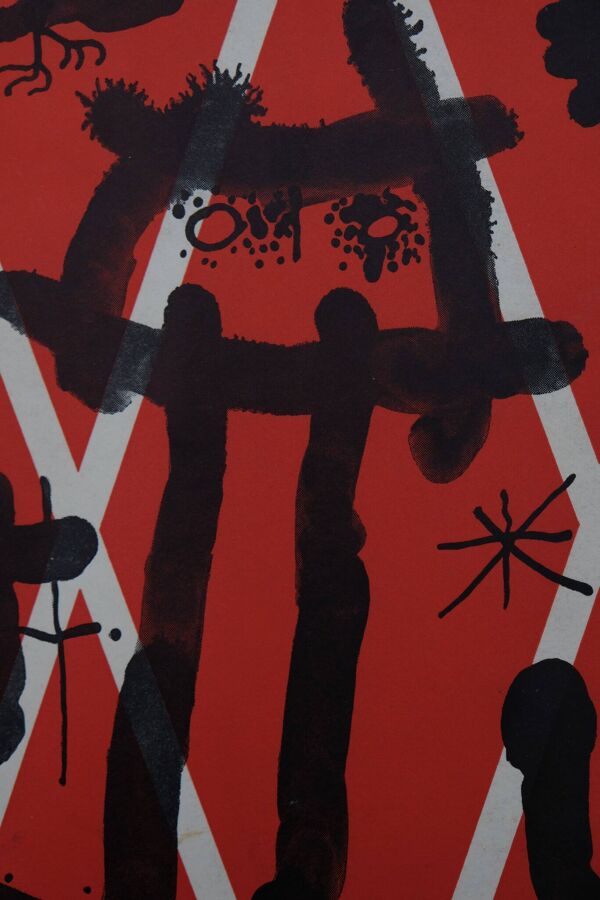 Joan miro : le paysan surréaliste - lithographie originale