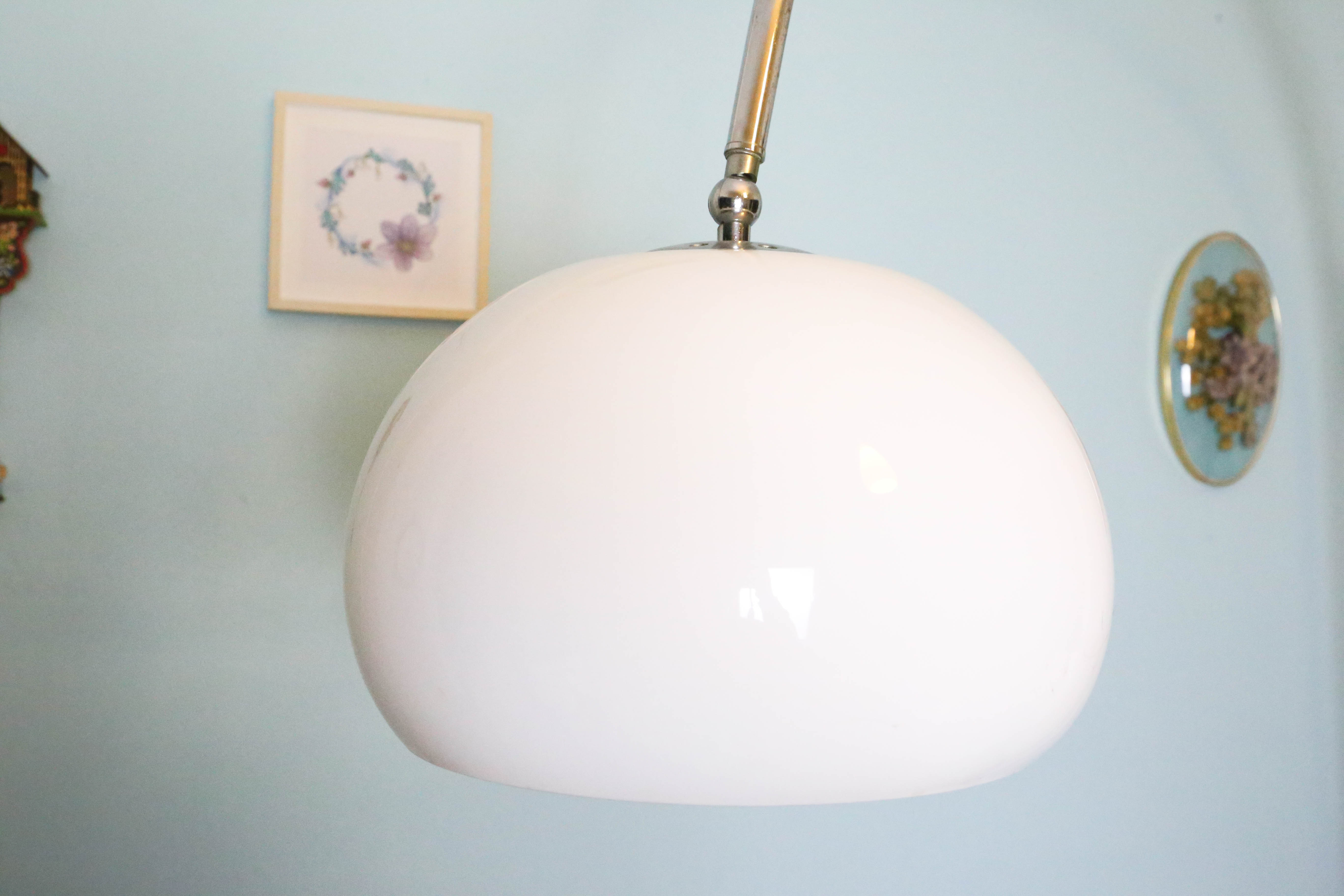 Vintage arc floor lamp, circa 1970
