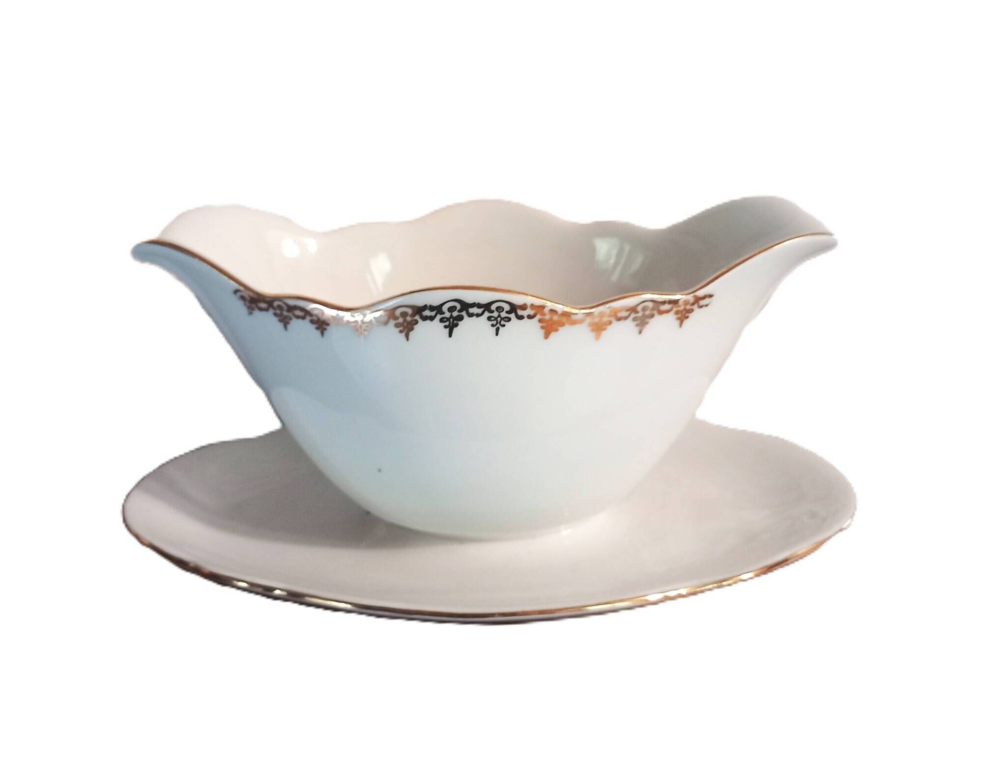 Saucière ancienne en porcelaine allemande Arzberg