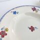 Set of 3 hollow plates in earthenware model Mary-Lou Digoin Sarreguemines