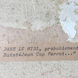 Table attributed to julien gustave gagliardini (1846 - 1927)? st jean cap ferrat