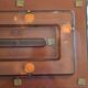 Vintage mirror gilac rectangular, 70s, 60 x 40 cm