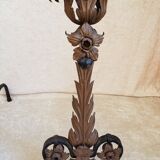 Pair of fireplace andirons, 1940