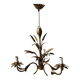 Florentine chandelier in wheat ear style by Hans Kögl Hollywood Regency