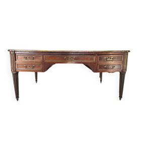 Grand bureau plat de