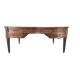Large flat desk in Louis XVI style made of mahogany, early 20th century.
