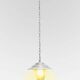 Zinc barn pendant light small hanging lamp