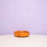 Small round wooden bowl