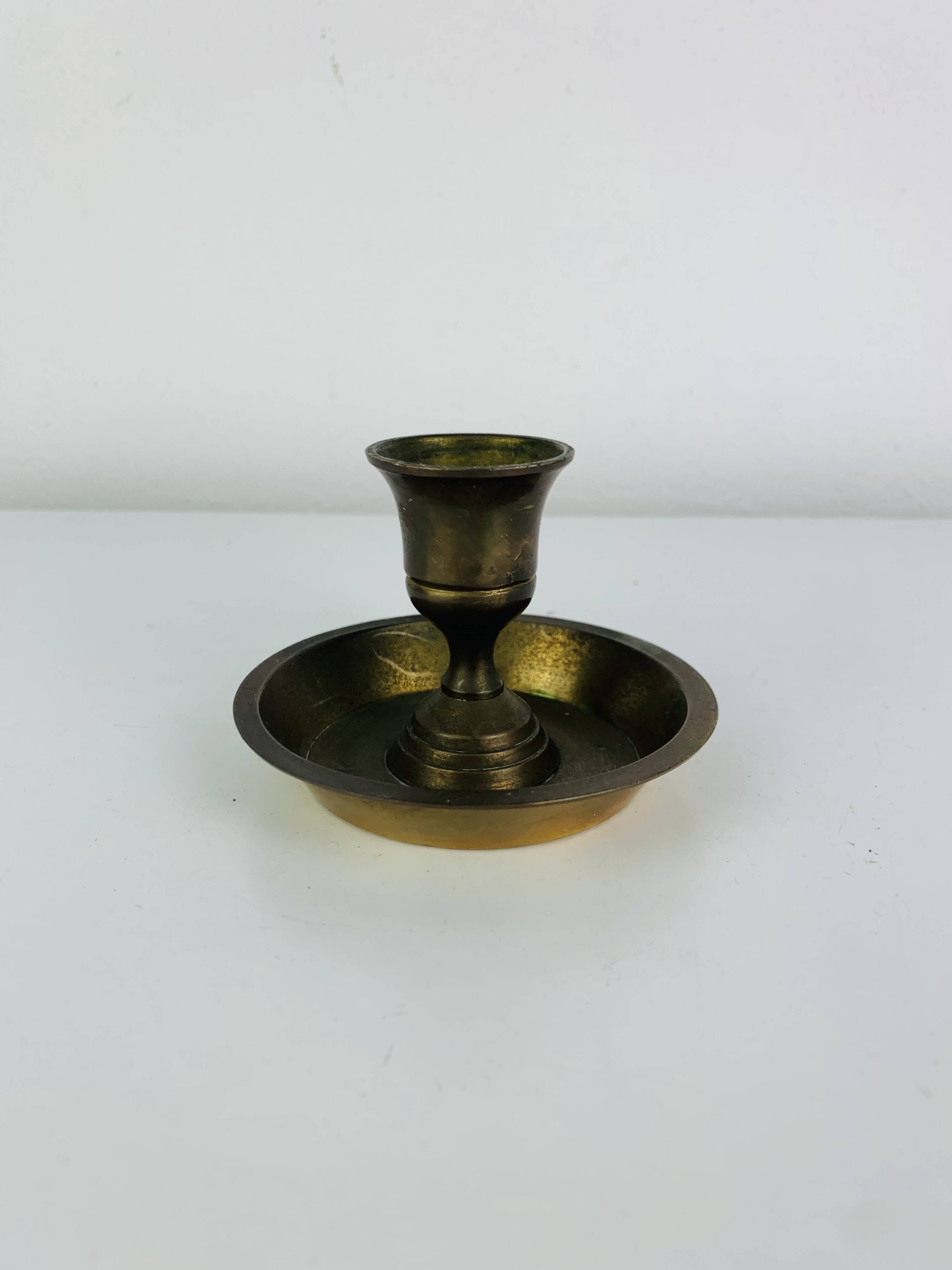 Bougeoir laiton vintage
