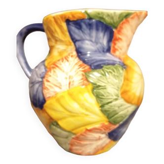Coloured slip jug