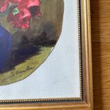 Still life with roses signed Cornillon 20th century