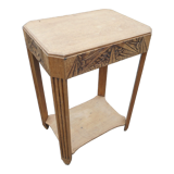 Art deco drawer console 30s oak