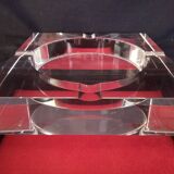 Art Deco crystal ashtray, in its presentation box, mint condition