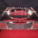 Art Deco crystal ashtray, in its presentation box, in new condition.