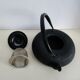 Asian teapot in black cast iron