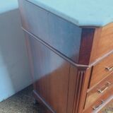 Louis Philippe walnut chest of drawers