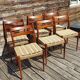 6 elegant vintage 1960s Danish rope chairs