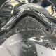 Vintage, small Val Saint Lambert crystal vase, 20th century