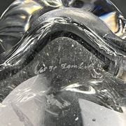 Vintage, small Val Saint Lambert crystal vase, 20th century
